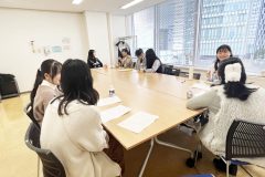 みんな自由に楽しくSNSを交換し合ったりして交流を深めていきました。