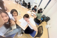 中にはママ友と子供さん（小学生）もいました。